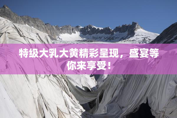 特级大乳大黄精彩呈现，盛宴等你来享受！