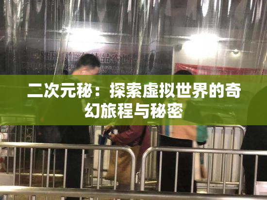 二次元秘：探索虚拟世界的奇幻旅程与秘密