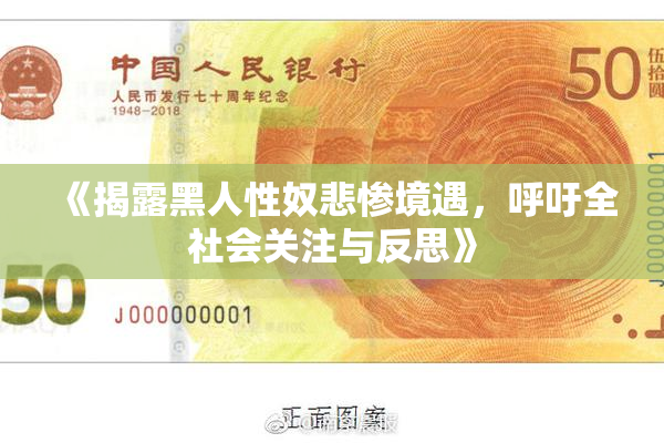 《揭露黑人性奴悲惨境遇，呼吁全社会关注与反思》
