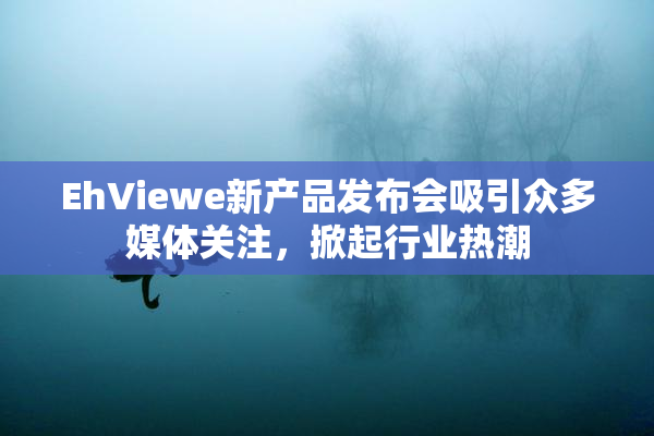 EhViewe新产品发布会吸引众多媒体关注，掀起行业热潮