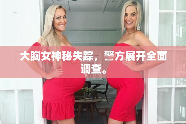 大胸女神秘失踪，警方展开全面调查。