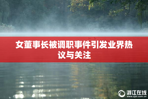 女董事长被调职事件引发业界热议与关注