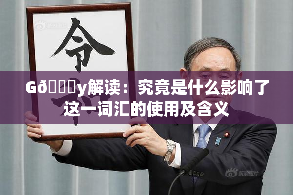 G🈚y解读：究竟是什么影响了这一词汇的使用及含义