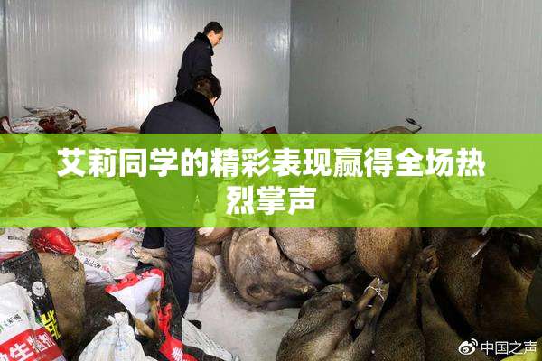 艾莉同学的精彩表现赢得全场热烈掌声
