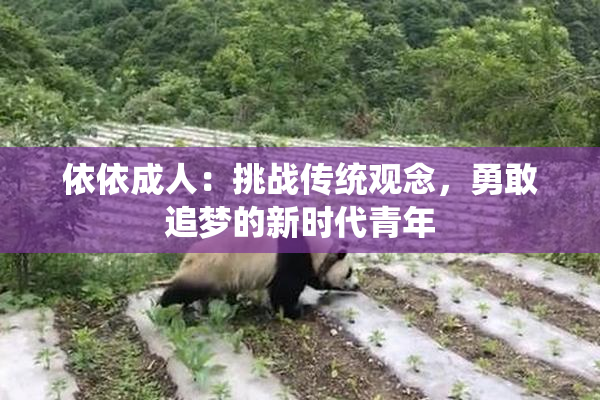 依依成人：挑战传统观念，勇敢追梦的新时代青年