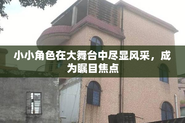 小小角色在大舞台中尽显风采，成为瞩目焦点