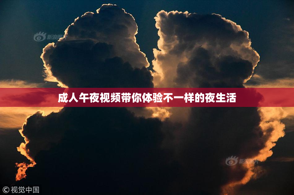 成人午夜视频带你体验不一样的夜生活