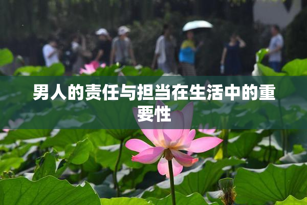 男人的责任与担当在生活中的重要性