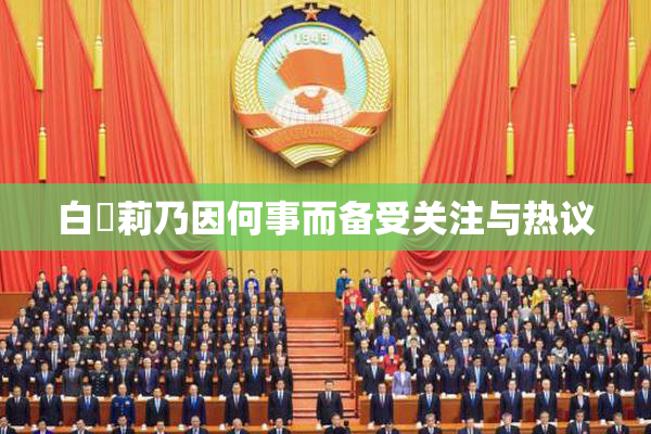 白咲莉乃因何事而备受关注与热议
