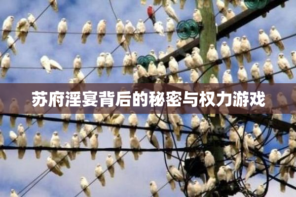 苏府淫宴背后的秘密与权力游戏