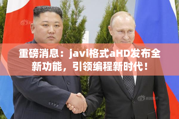 重磅消息：javi格式aHD发布全新功能，引领编程新时代！