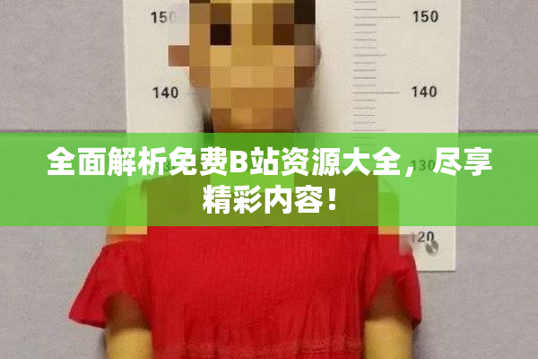 全面解析免费B站资源大全，尽享精彩内容！