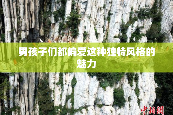 男孩子们都偏爱这种独特风格的魅力
