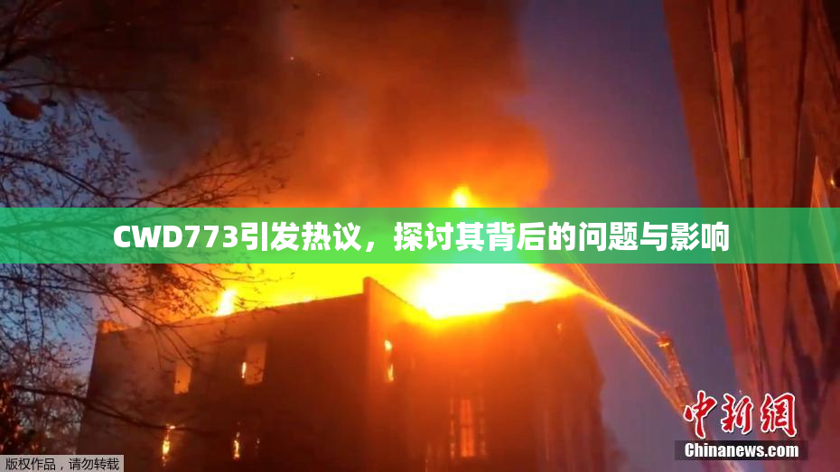 CWD773引发热议，探讨其背后的问题与影响