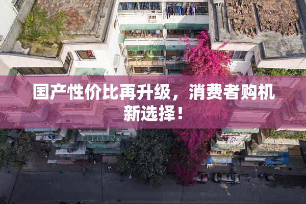 国产性价比再升级，消费者购机新选择！