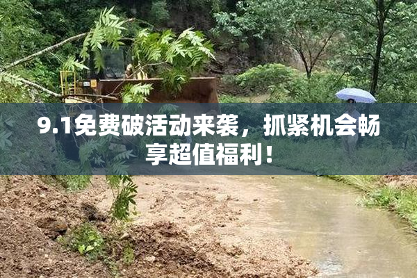 9.1免费破活动来袭，抓紧机会畅享超值福利！