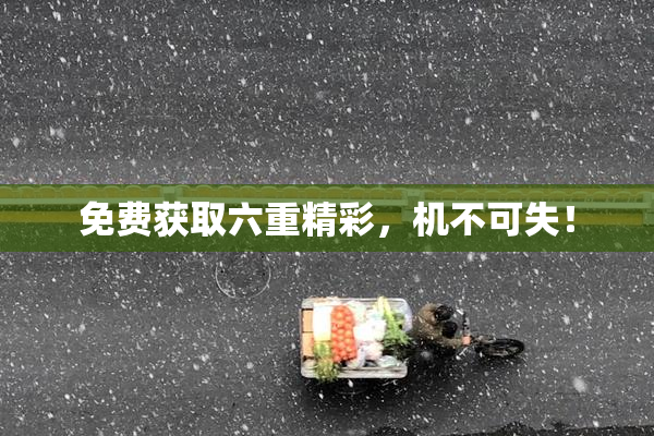 免费获取六重精彩，机不可失！