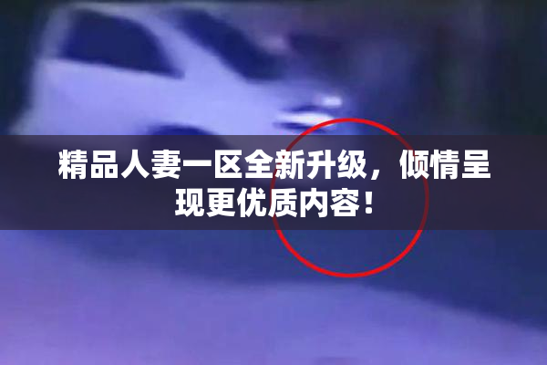 精品人妻一区全新升级，倾情呈现更优质内容！