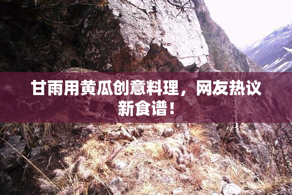 甘雨用黄瓜创意料理，网友热议新食谱！