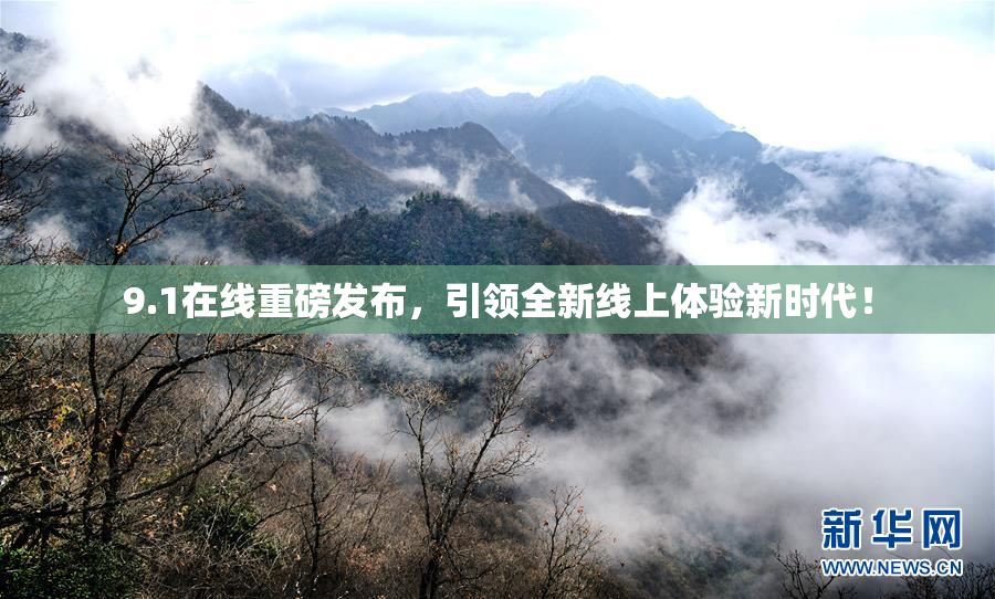 9.1在线重磅发布，引领全新线上体验新时代！