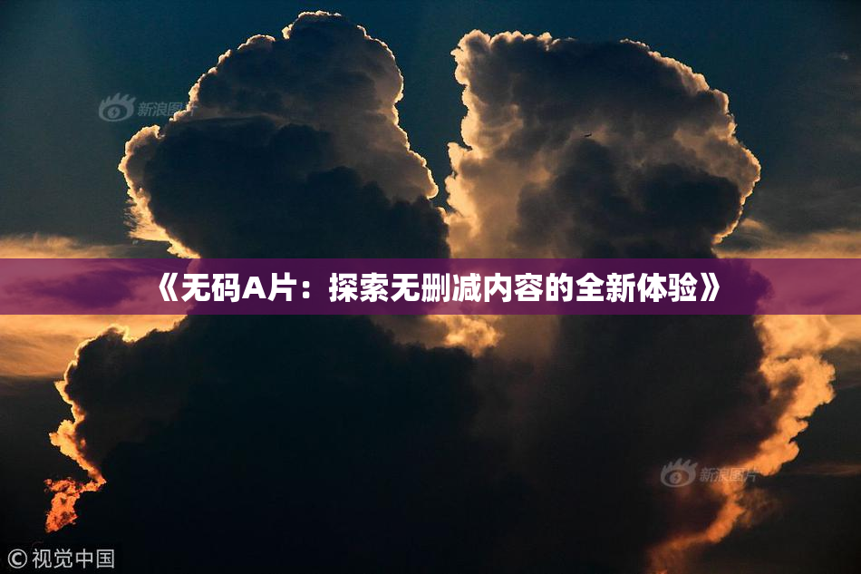 《无码A片：探索无删减内容的全新体验》