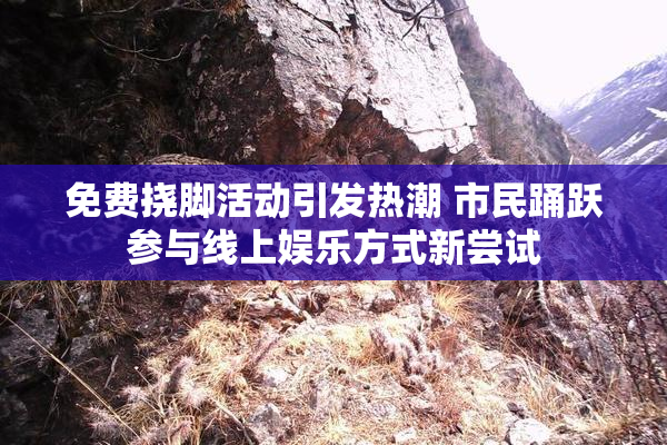 免费挠脚活动引发热潮 市民踊跃参与线上娱乐方式新尝试