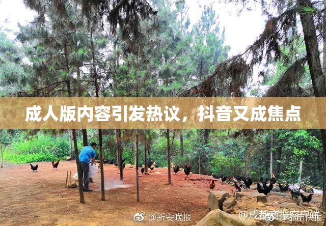成人版内容引发热议，抖音又成焦点