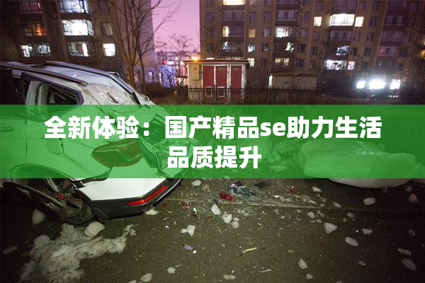 全新体验：国产精品se助力生活品质提升