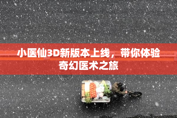 小医仙3D新版本上线，带你体验奇幻医术之旅