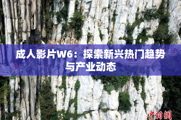 成人影片W6：探索新兴热门趋势与产业动态