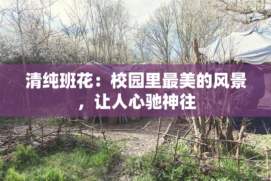 清纯班花：校园里最美的风景，让人心驰神往