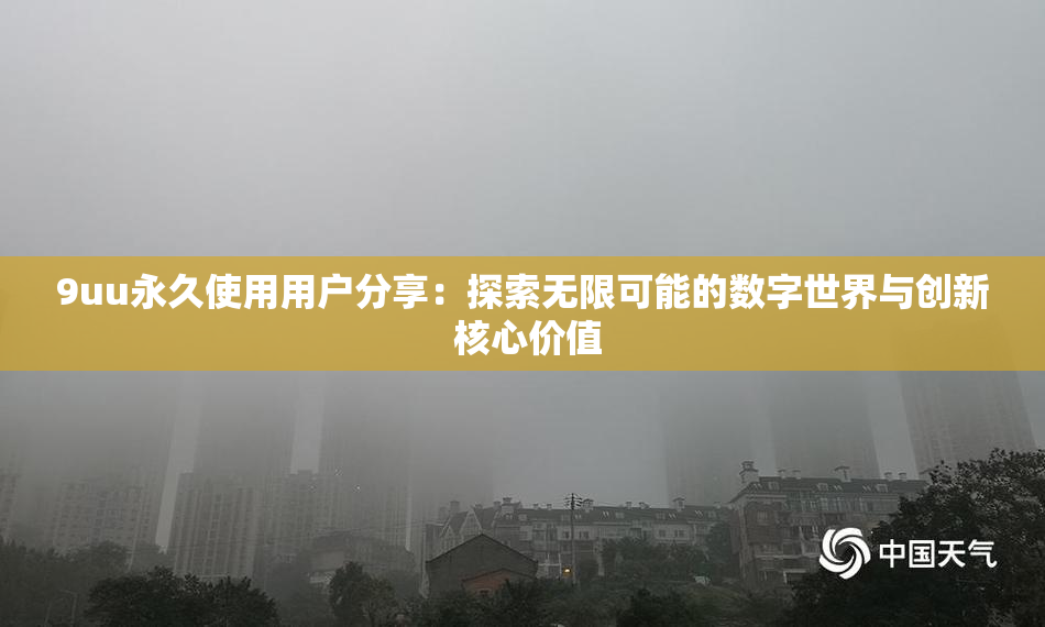 9uu永久使用用户分享：探索无限可能的数字世界与创新 核心价值