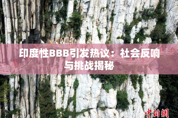 印度性BBB引发热议：社会反响与挑战揭秘