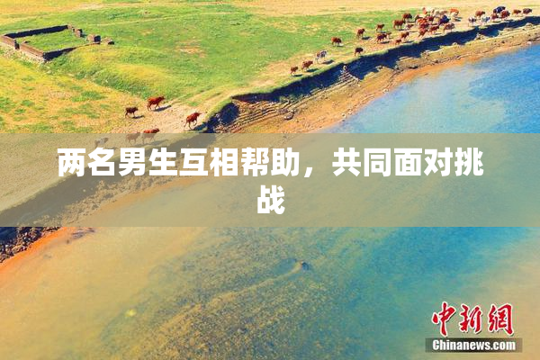 两名男生互相帮助，共同面对挑战