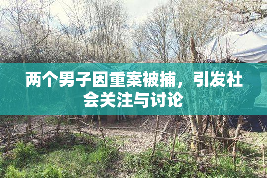 两个男子因重案被捕，引发社会关注与讨论