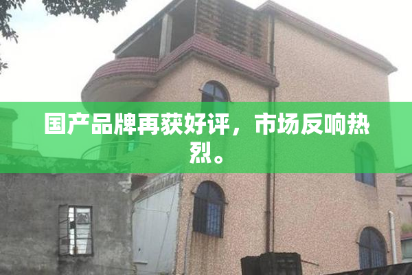 国产品牌再获好评，市场反响热烈。
