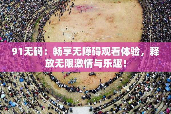 91无码：畅享无障碍观看体验，释放无限激情与乐趣！