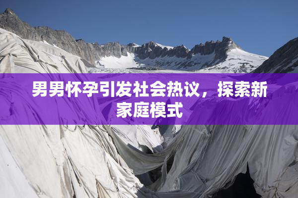 男男怀孕引发社会热议，探索新家庭模式