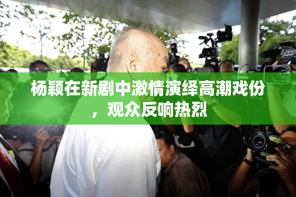 杨颖在新剧中激情演绎高潮戏份，观众反响热烈