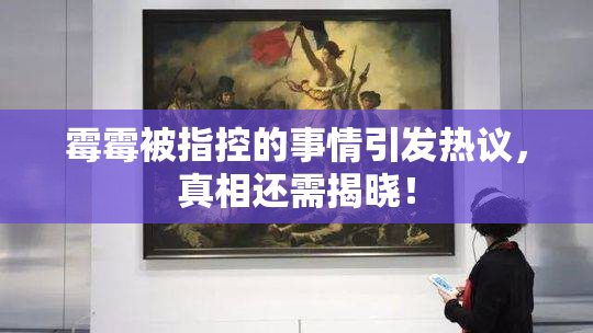 霉霉被指控的事情引发热议，真相还需揭晓！