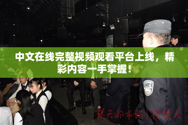 中文在线完整视频观看平台上线，精彩内容一手掌握！