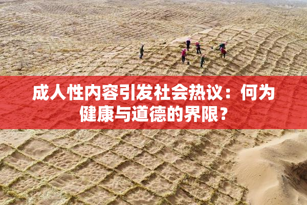 成人性内容引发社会热议：何为健康与道德的界限？