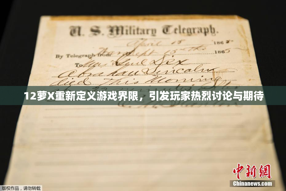 12萝X重新定义游戏界限，引发玩家热烈讨论与期待