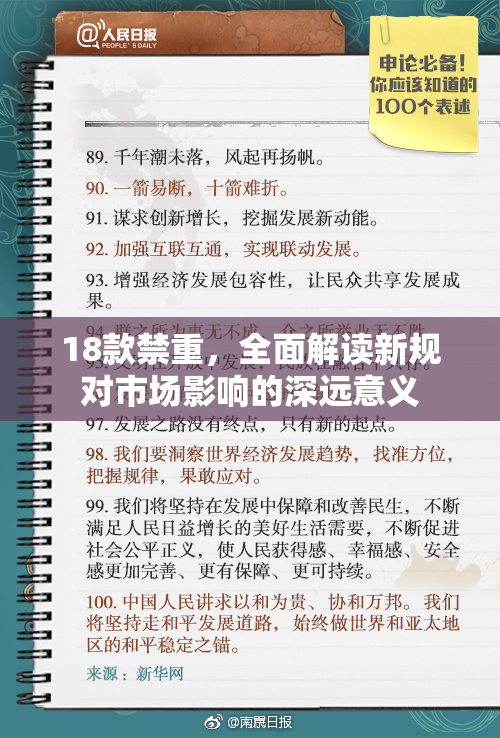 18款禁重，全面解读新规对市场影响的深远意义
