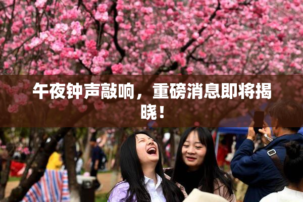 午夜钟声敲响，重磅消息即将揭晓！