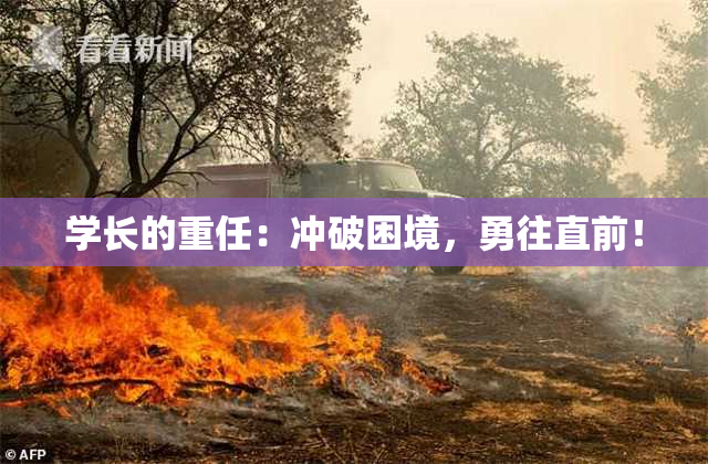 学长的重任：冲破困境，勇往直前！
