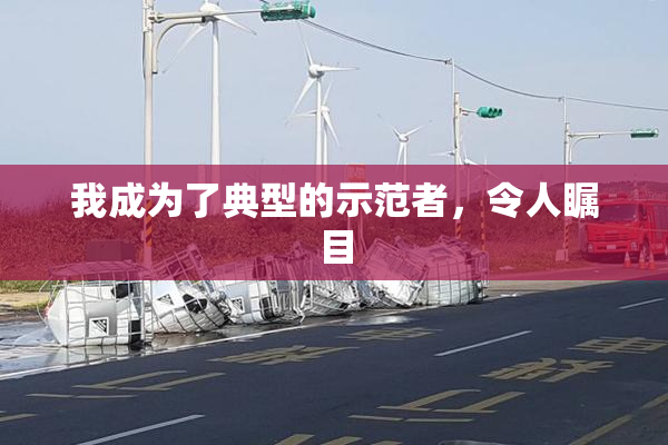 我成为了典型的示范者，令人瞩目