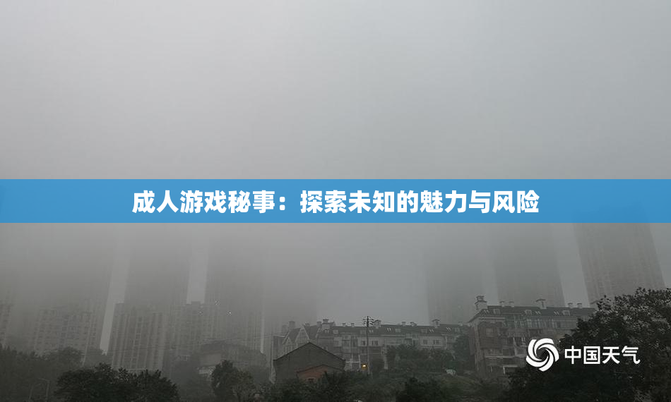 成人游戏秘事：探索未知的魅力与风险