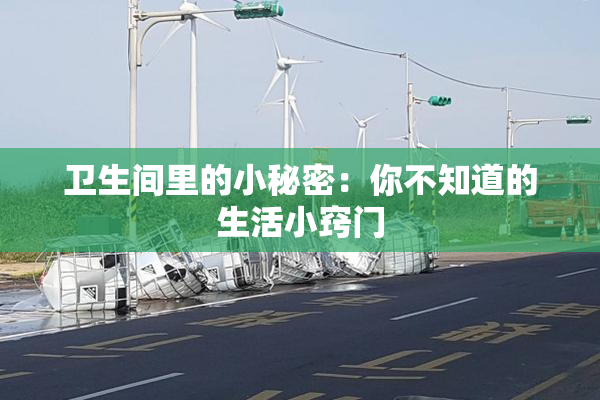 卫生间里的小秘密：你不知道的生活小窍门