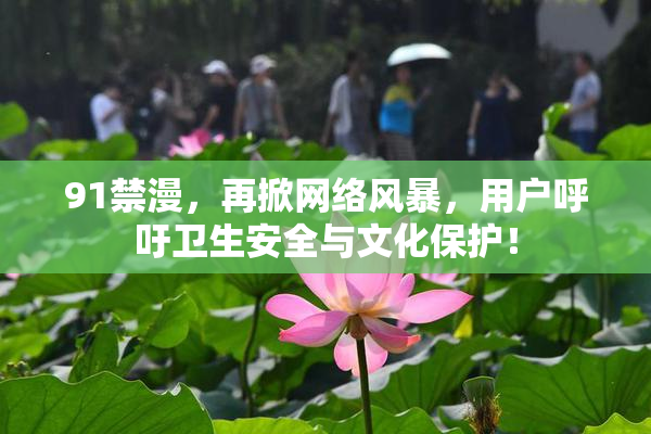 91禁漫，再掀网络风暴，用户呼吁卫生安全与文化保护！